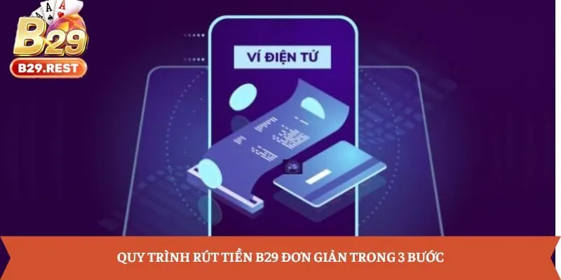 Quy trình rút tiền B29 đơn giản trong 3 bước
